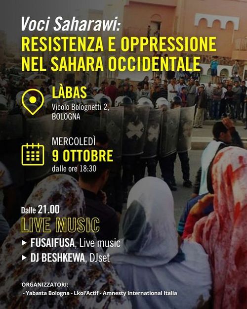 Voci saharawi: resistenza e oppressione nel Sahara Occidentale