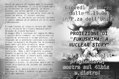PROIEZIONE DI "FUKUSHIMA: A NUCLEAR STORY"