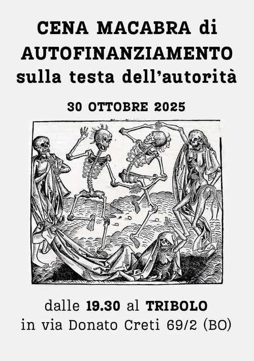 CENA MACABRA di AUTOFINANZIAMENTO