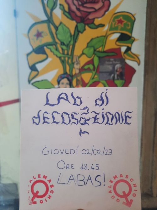 Laboratorio di decostruzione Quale Maschio