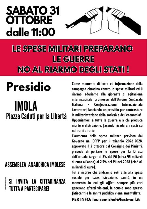 Presidio Antimilitarista - Imola