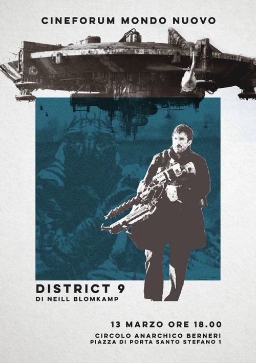 Cineforum Mondo Nuovo - proiezione di District 9 (2009) Neill Blomkamp