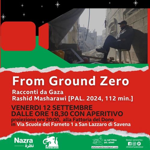 From Ground Zero - Serata palestinese con aperitivo e proiezione