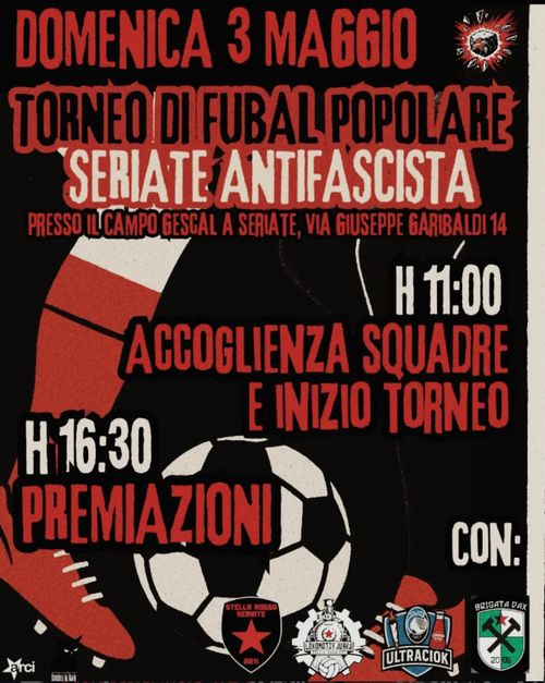 Torneo di Fubal Popolare "Seriate Antifascista"