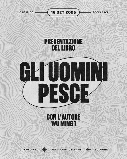 Presentazione de 𝐆𝐥𝐢 𝐮𝐨𝐦𝐢𝐧𝐢 𝐩𝐞𝐬𝐜𝐞 con l'autore 𝐖𝐮 𝐌𝐢𝐧𝐠 𝟏