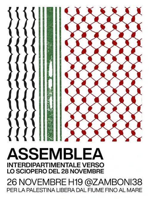 assemblea interdipartimentale per lo sciopero del 28