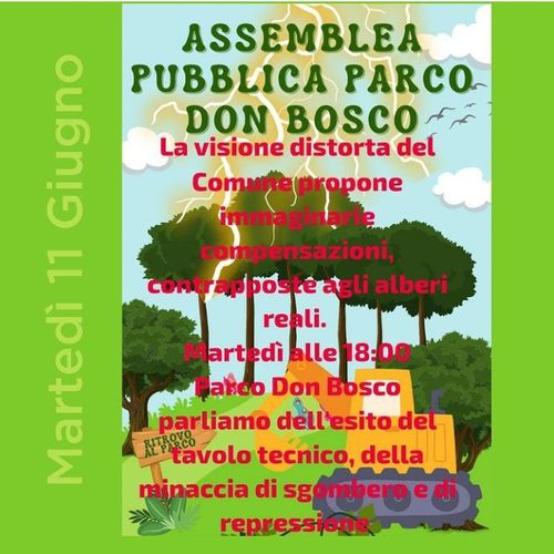 Assemblea pubblica Parco Don Bosco
