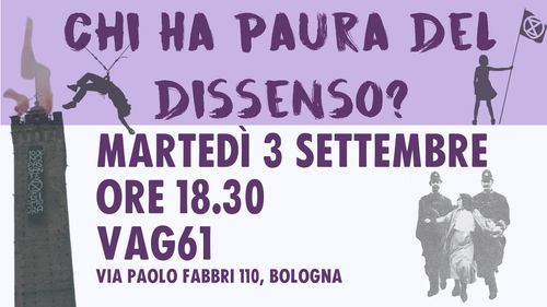 Chi ha paura del dissenso? – Una grande manifestazione contro la repressione