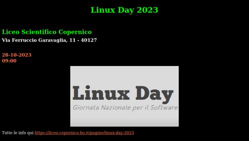 Linux Day 2023