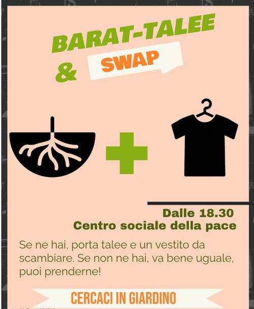 Scambio talee e scambio vestiti 