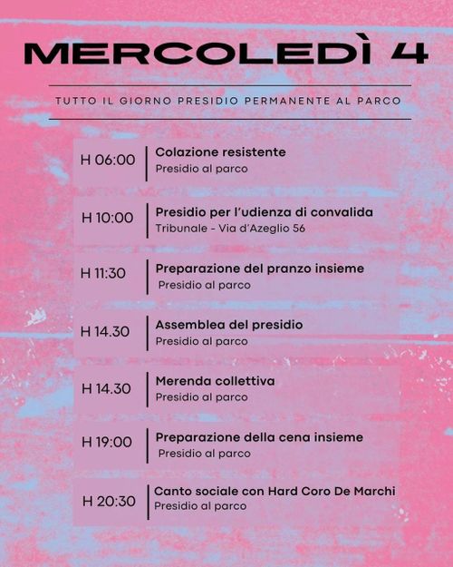 PRESIDIO PERMANENTE AL PARCO