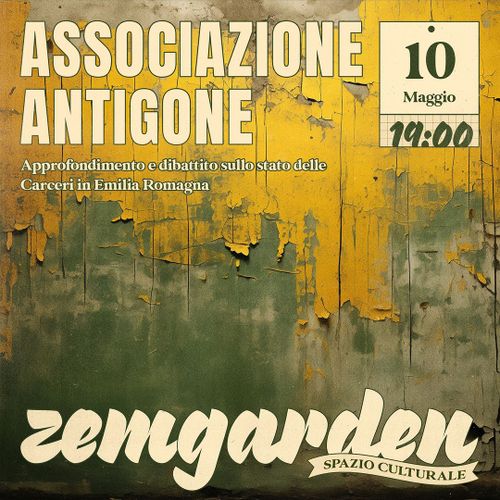 Associazione Antigone - Approfondimento e dibattito + cena