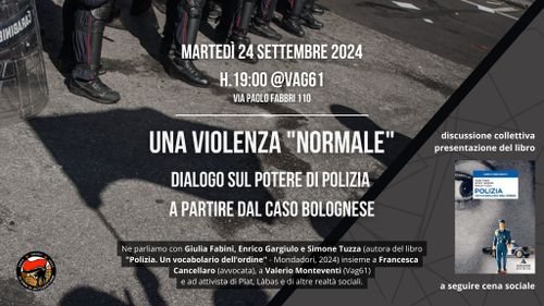 Una violenza “normale”: dialogo sul potere di polizia a partire dal caso bolognese