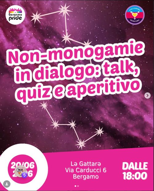 Non-monogamie in dialogo: talk, quiz e aperitivo