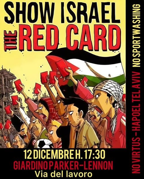 Show Israel the redcard