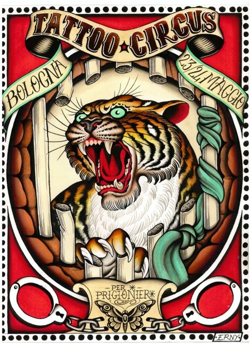 TATTOO CIRCUS BENEFIT PRIGIONIERX
