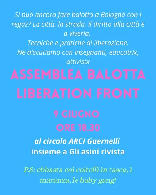 Assemblea balotta liberation front