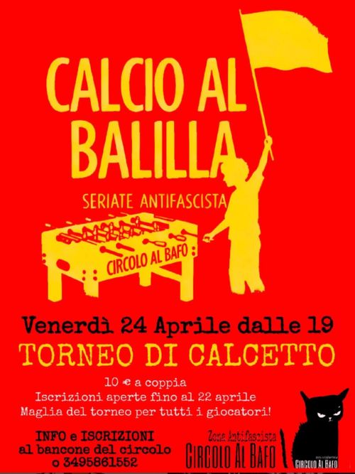 Torneo! Calcio al balilla