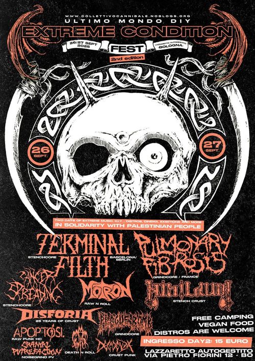 EXTREME CONDITION FEST II, DAY TWO: concerti e dj set.