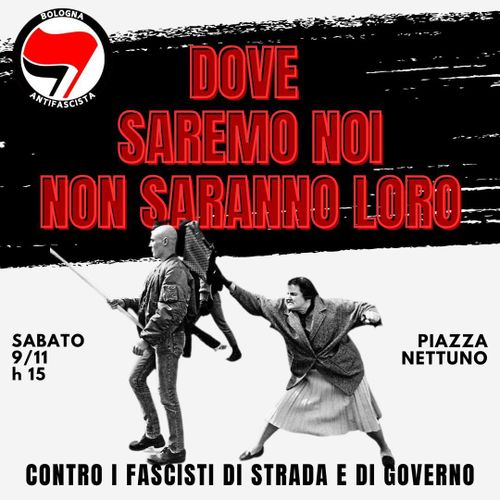 Dove saremo noi, non saranno loro!