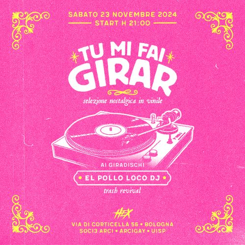 TU MI FAI GIRAR #4 ✦ Selezione Nostalgica in Vinile con El Pollo Loco DJ