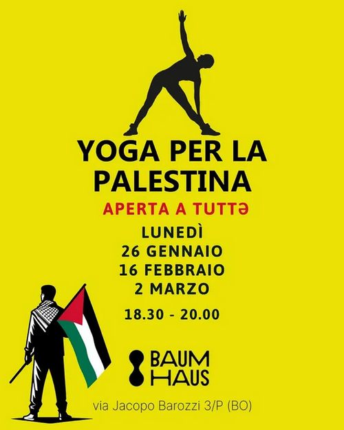 Yoga per la Palestina