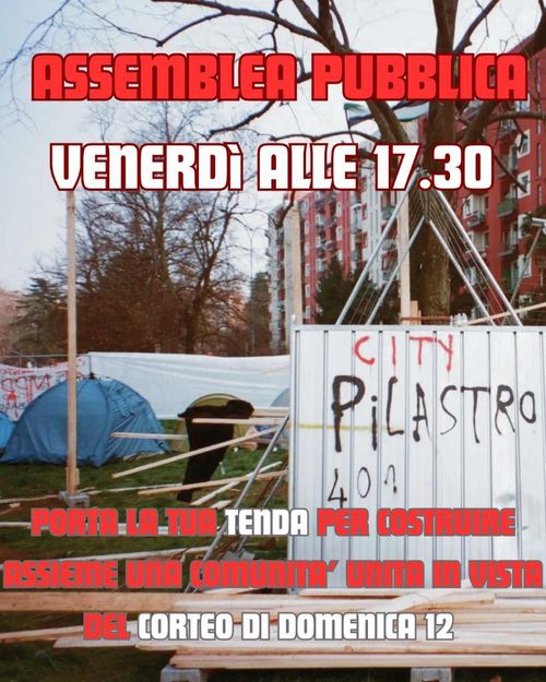 🏕️ CHI VUOLE INTENDERE IN TENDA… TUTTX LX ALTRX IN ASSEMBLEA 🏕️