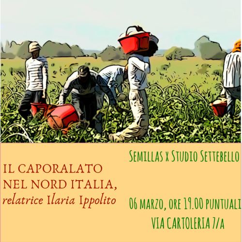 Discussione e proiezioni sul caporalato