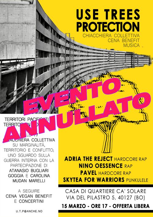 ANNULLATO! Use trees protection - Territori pacificati e territori in conflitto