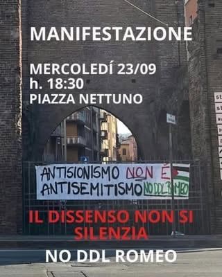 Manifestazione contro il DDL Romeo