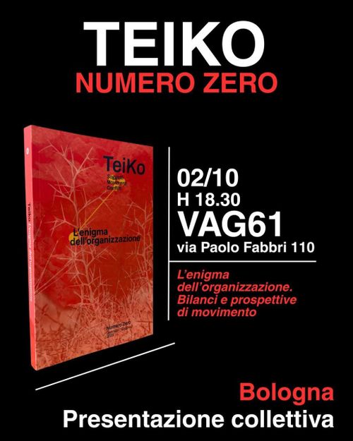 Teiko numero zero | Presentazione collettiva