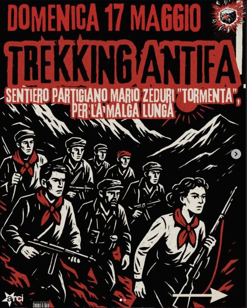 Trekking Antifa! - Sentiero partigiano Mario Zeduri "Tormenta", per la Malga Lunga