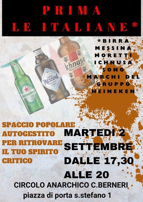 RIAPRE LO SPACCIO POPOLARE AUTOGESTITO