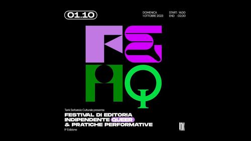 FEIQ - Festival Editoria Indipendente Queer & pratiche performative