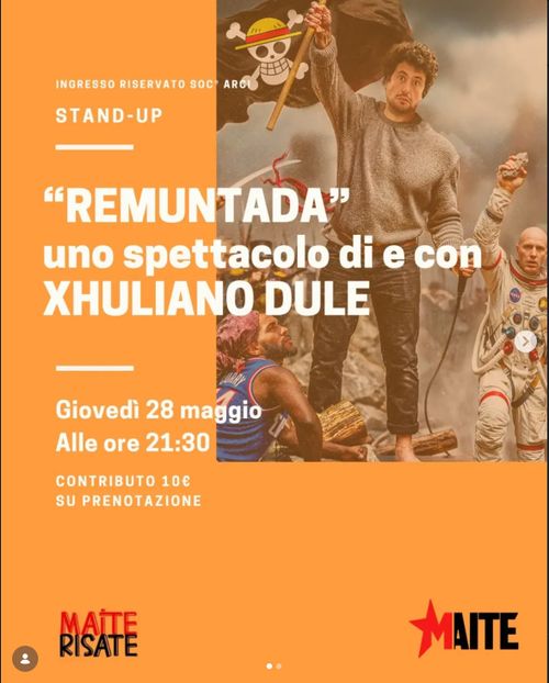 "Remuntada" uno spettacolo di e con Xhuliano Dule