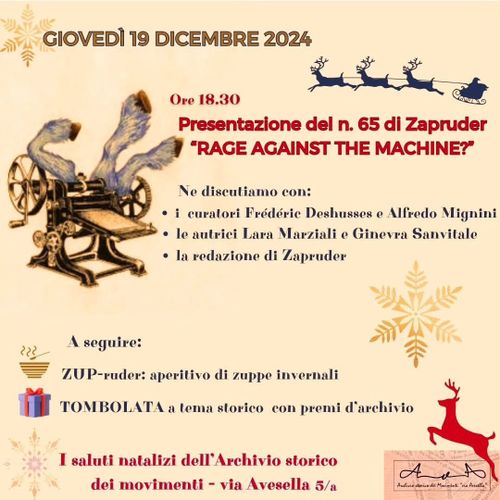 Presentazione del n. 65 di Zapruder