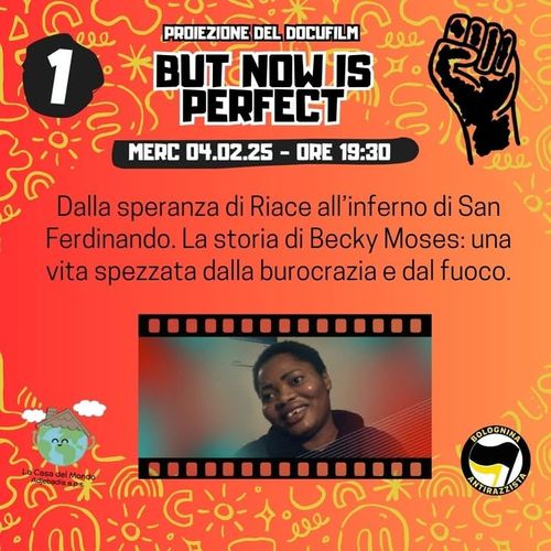 Proiezione de “But now is perfect"