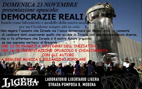 DEMOCRAZIE REALI: presentazione e discussione con gli autori 
